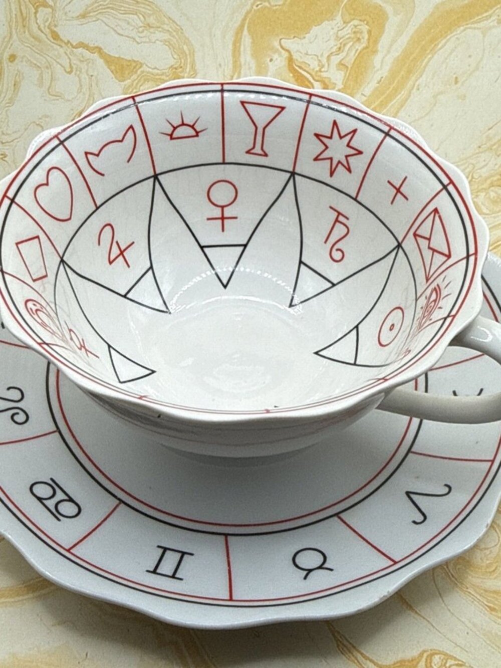 Cup of Destiny Fortune Telling Tea Cup & Saucer – Jane Lyle Novelty
